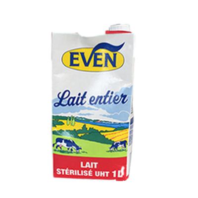Lait entier brique uht Even