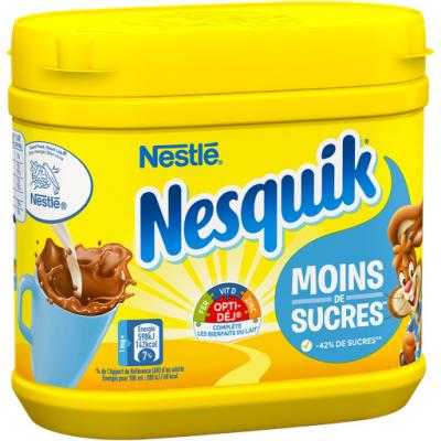 Poudre boisson instantanée cacaotée Nesquik (moins de sucre) Nestlé