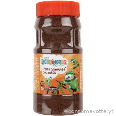 Granulés boisson instantanée cacaotée Doodingues
