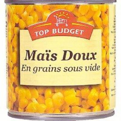 Mais doux en grain Top Budget