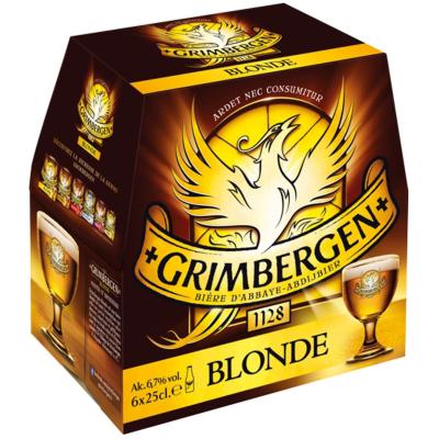 Bière blonde 6x25 Grimbergen