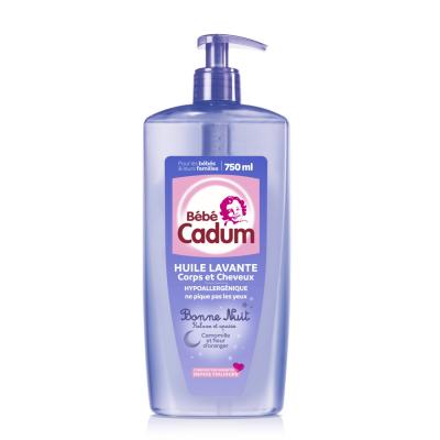 Huile lavante corps et cheveux Bébé Cadum
