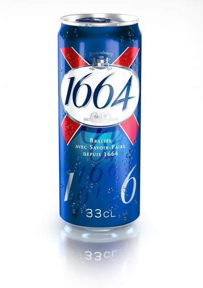 1664 blonde cannette 33cl Kronenbourg