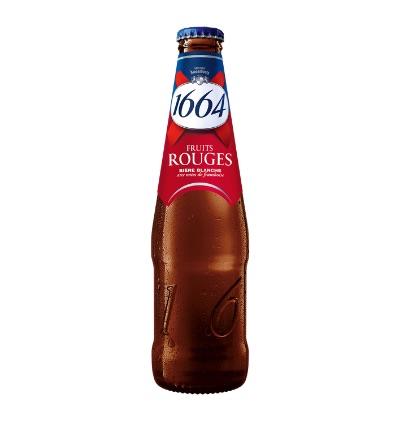 1664 fruits rouges bouteille 25cl Kronenbourg