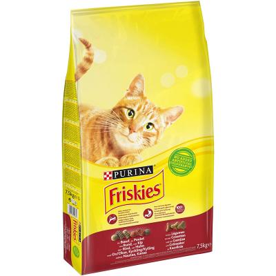 Croquettes pour chat au boeuf, poulet et légumes Friskies
