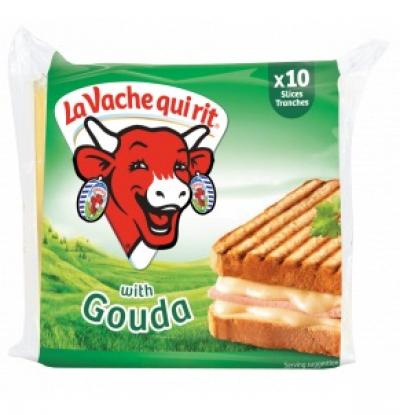 Fromage en tranches au gouda x10 La Vache qui rit