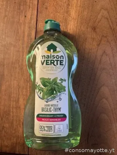 liquide vaisselle maison verte