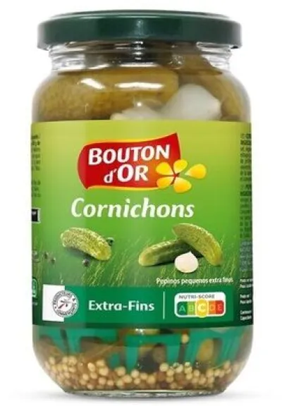 B.or cornichons e/f bc 360 g Bouton d'Or