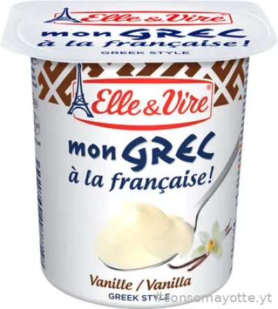 Desserts lactés à la grecque vanille Elle&Vire