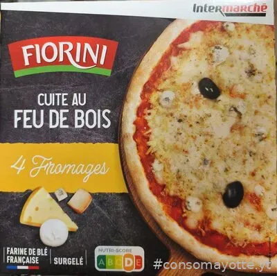 Pizza 4 fromages cuite au feu de bois Fiorini