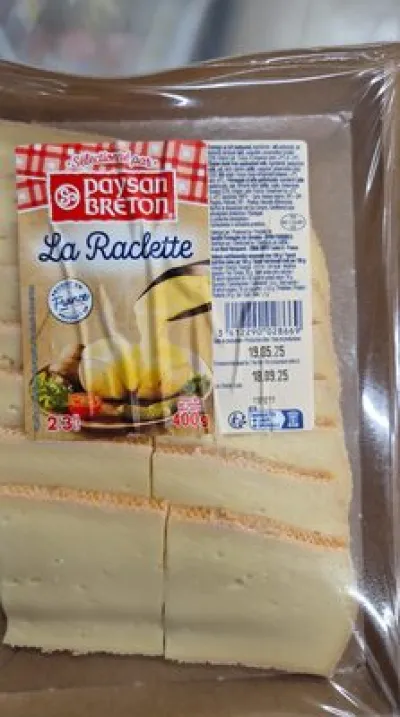 Raclette en tranches 400 g 