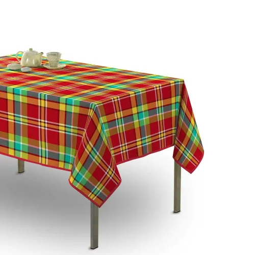 Nappe anti-tache madras rectangle Facilitys