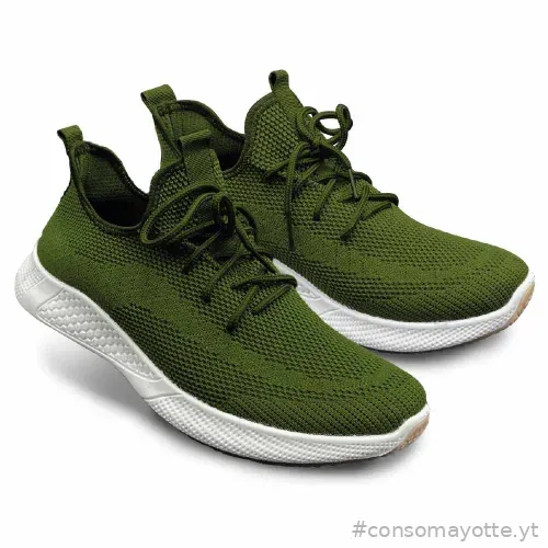 Chaussures légères kaki · taille 41 Terre Jardin