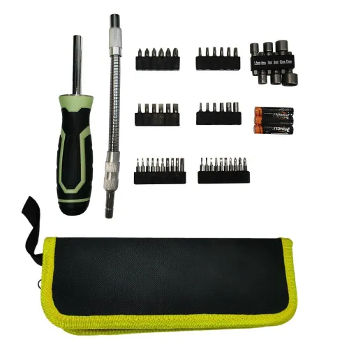 Coffret tournevis LED porte-embout magnétique télescopique Euro Vanadium