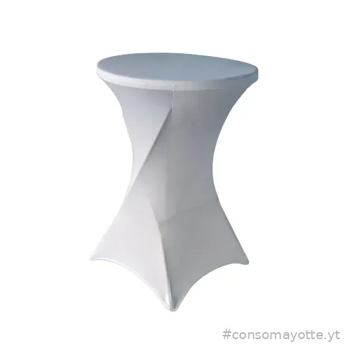 Housse table mange-debout élastique Terre Jardin