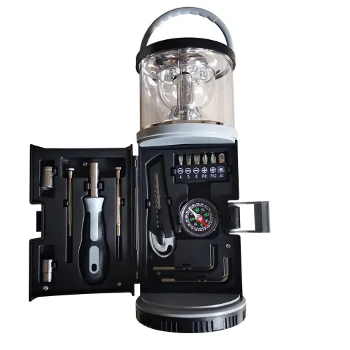 Lampe baroudeur avec boîte à outils Terre Jardin