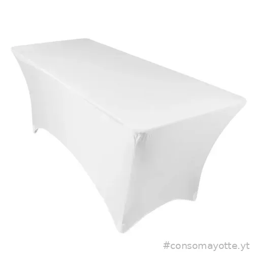 Housse table élastique · Ivoire Terre Jardin