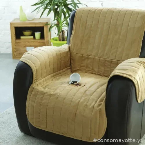 Couvre fauteuil et canapé waterproof · Marron / 1 place Facilitys