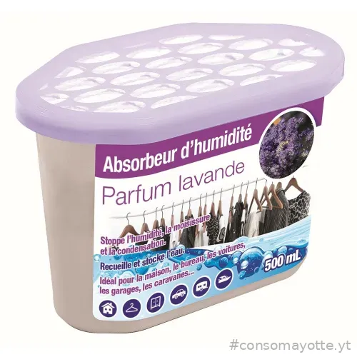 Absorbeur déshumidificateur parfumé · Lavande 