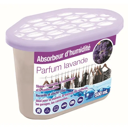 Absorbeur déshumidificateur parfumé · Lavande 