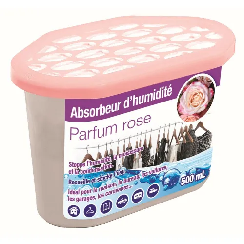 Absorbeur déshumidificateur parfumé · Rose 