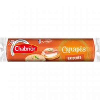 Canapés briochés Chabrior