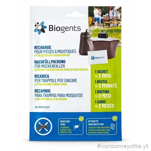 Recharge piege a moustique anti piqures 2 mois Biogents