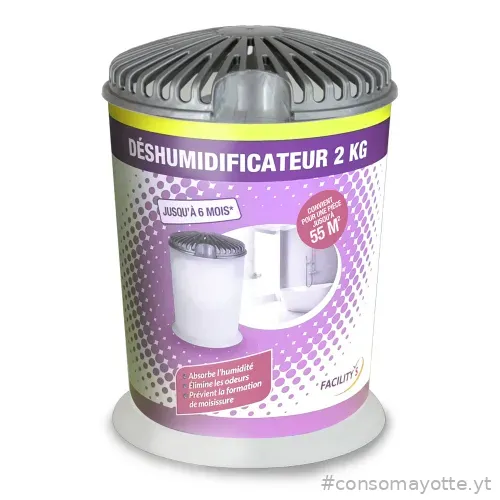 Déshumidificateur 2 kg Facilitys