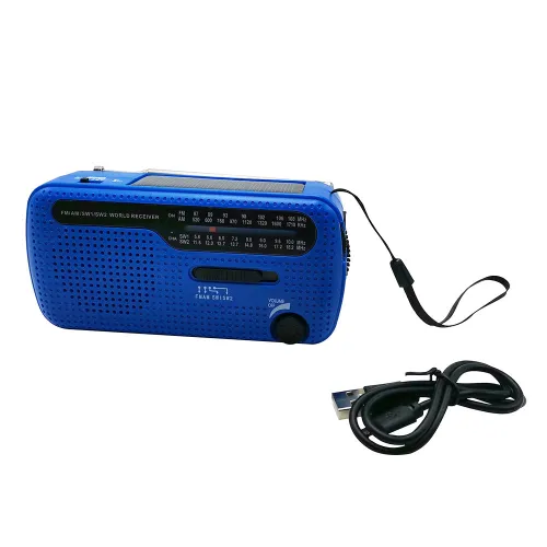 Radio dynamo solaire d'urgence Terre Jardin