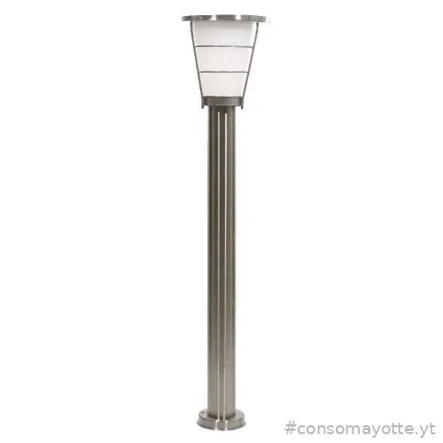 Lampe solaire inox 105 cm 
