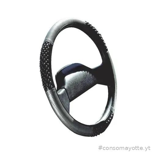 Couvre volant massant carbone 