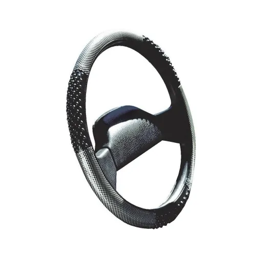 Couvre volant massant carbone 