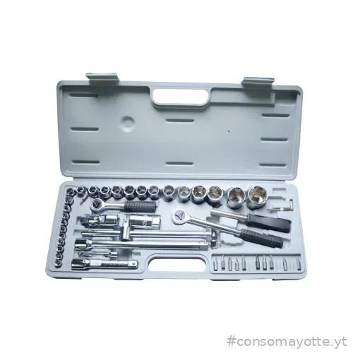 Coffret douilles 52 pces c.v 