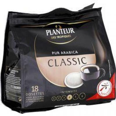 Café pur arabica 18 dosettes souples Planteur