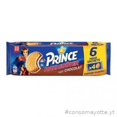 Prince maxi goûter goût chocolat 6x4 Lu