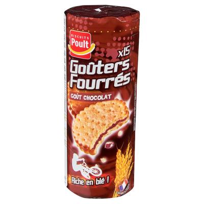 Goûters fourrés goût chocolat Poult